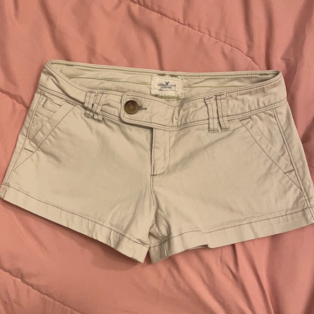 American Eagle Twill shorts Khakis size 2